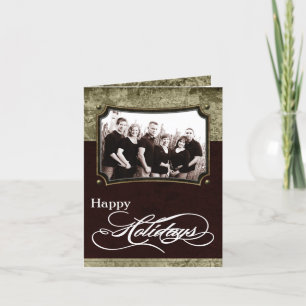5x7 Personalized FOLDING PHOTO Christmas Card