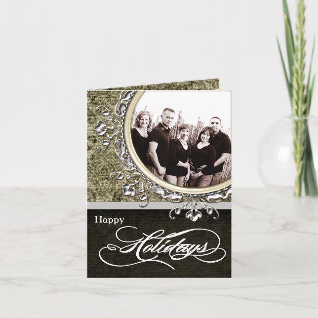 5x7 Personalized FOLDING PHOTO Christmas Card (Front)