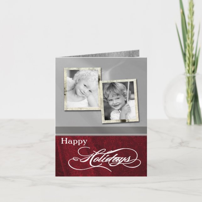 5x7 Personalized FOLDING PHOTO Christmas Card (Front)