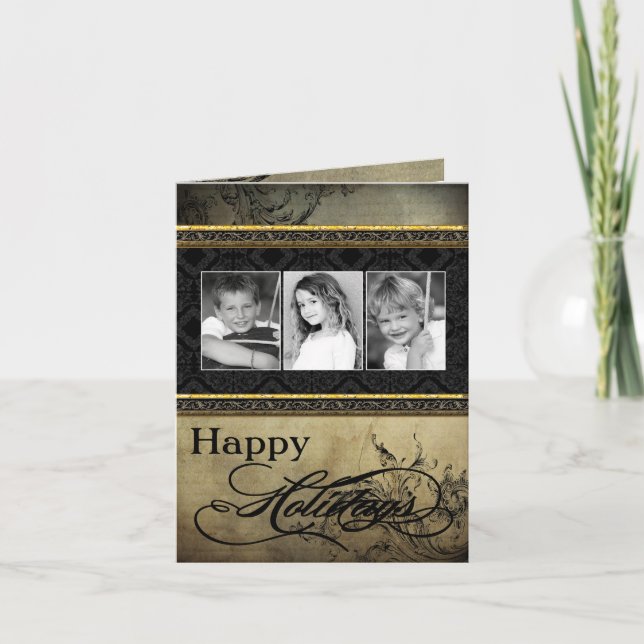 5x7 Personalized FOLDING PHOTO Christmas Card (Front)