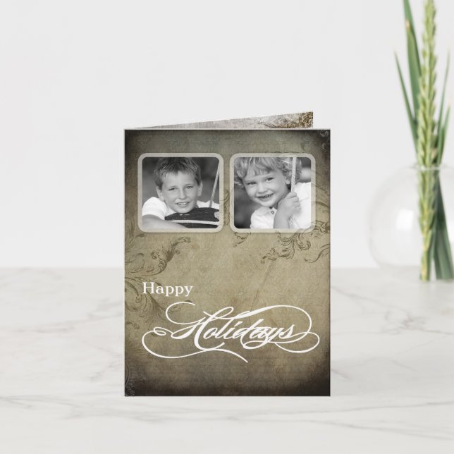 5x7 Personalized FOLDING PHOTO Christmas Card (Front)