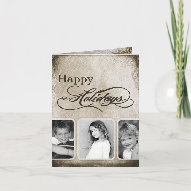 5x7 Personalized FOLDING PHOTO Christmas Card (Front)