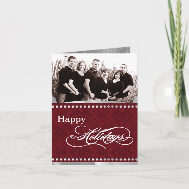 5x7 Personalized FOLDING PHOTO Christmas Card (Front)