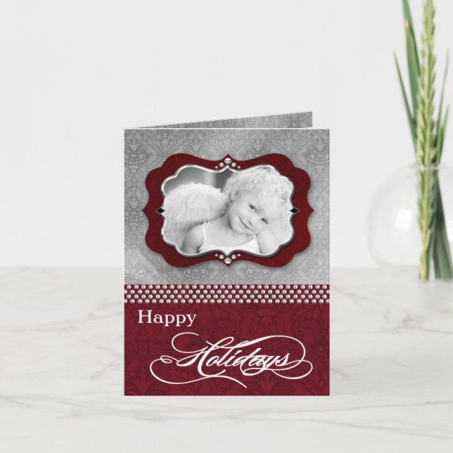 5x7 Personalized FOLDING PHOTO Christmas Card (Front)