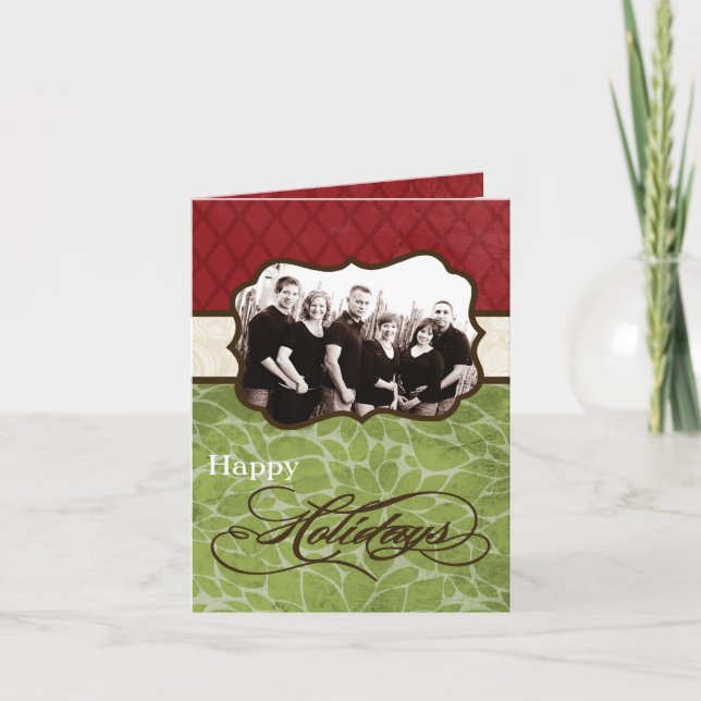 5x7 Personalized FOLDING PHOTO Greeting Card (Front)