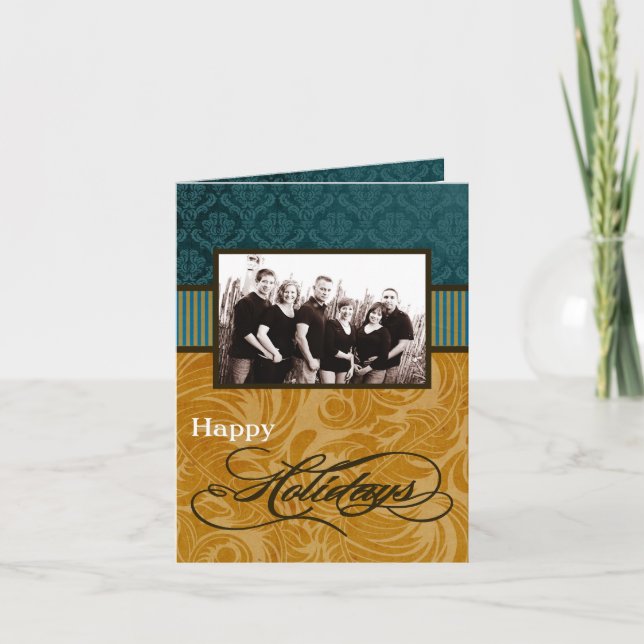 5x7 Personalized FOLDING PHOTO Greeting Card (Front)