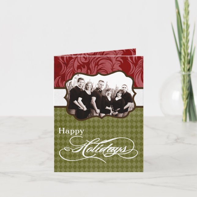 5x7 Personalized FOLDING PHOTO Greeting Card (Front)
