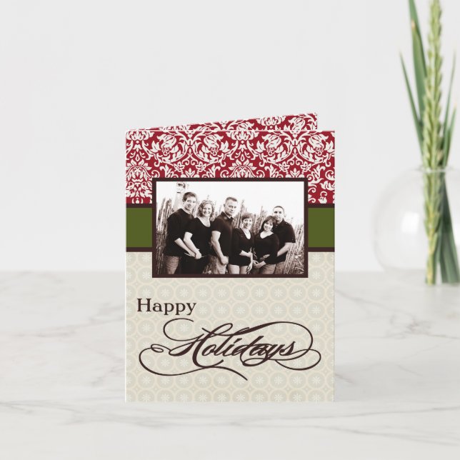 5x7 Personalized FOLDING PHOTO Greeting Card (Front)
