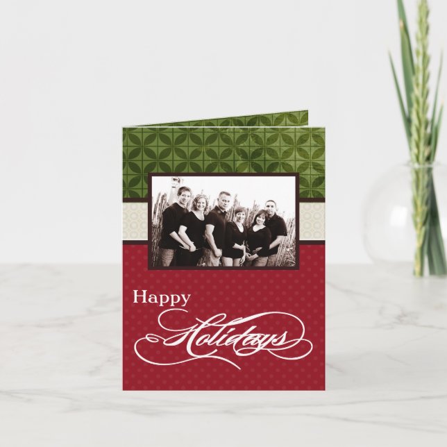 5x7 Personalized FOLDING PHOTO Greeting Card (Front)