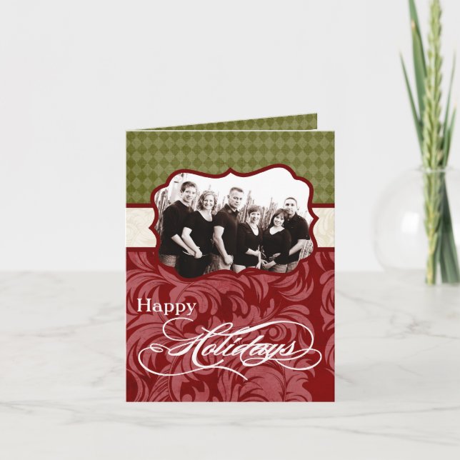 5x7 Personalized FOLDING PHOTO Greeting Card (Front)
