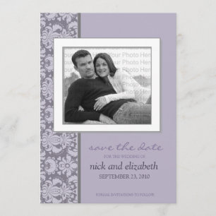 5X7 Pick YOUR OWN Colour Baroque Save the Date 12