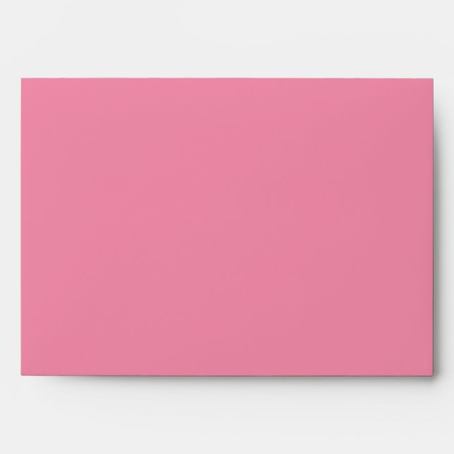 5x7 Pink Outside Polka Dot Inside Envelope (Front)