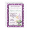 5x7 Purple Fairy Baby Shower Invitation