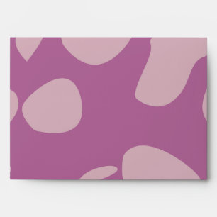 5x7 Purple Spots Outside Puprle Inside Envelope