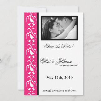 5x7 Save the Date Photo Engagement Announcement