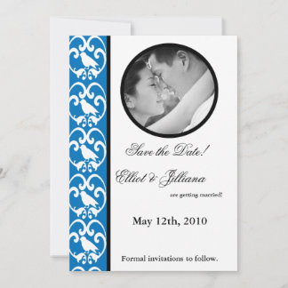 5x7 Save the Date Photo Engagement Announcement