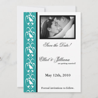 5x7 Save the Date Photo Engagement Announcement