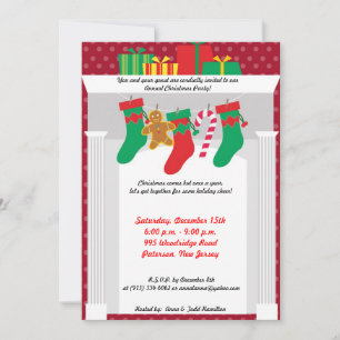 5x7 Stocking / Présente sur Invitation sur place d