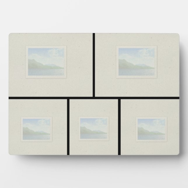 5x7 Tabletop Plaque - 5 Images (Front)