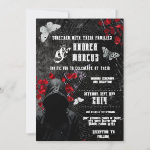 5x7 Wedding Invitation Haunting Adeline Zade Meado
