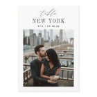 5x7 Wedding Travel Destination Photo Table Number