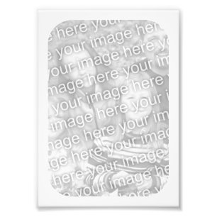 5x7 White Frame Photo Print