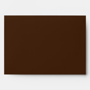 5x7 WT Enveloppe rose foncé Brown en fleur de ceri
