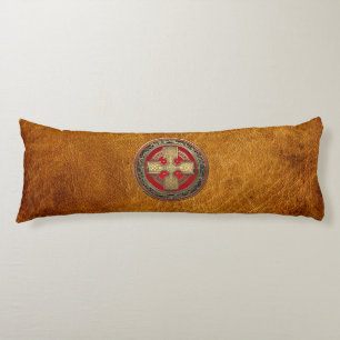 [600] Ancient Celtic Sacred Gold Knot Cross Body Pillow