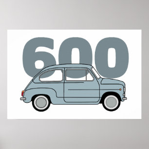 600 azul poster