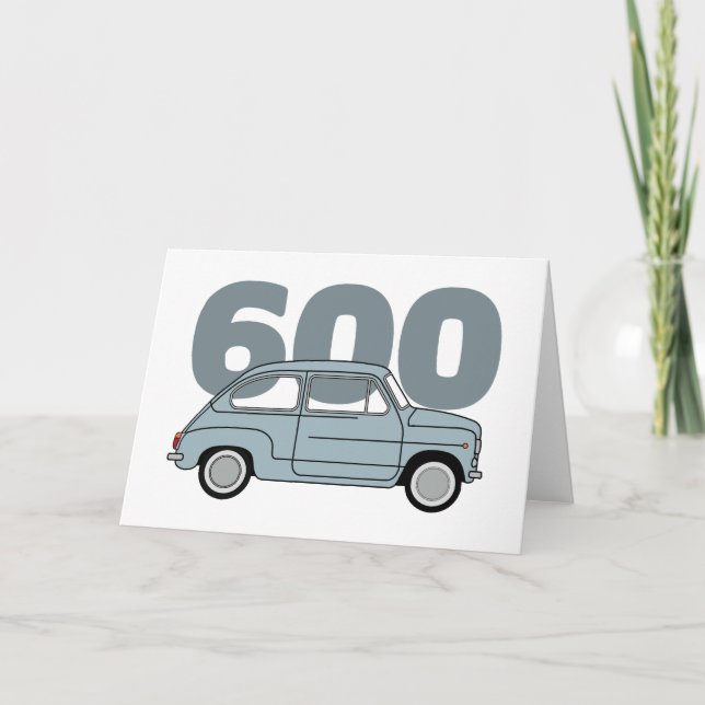 600 azul thank you card (Front)