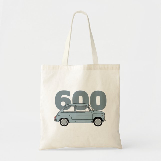 600 azul tote bag (Front)