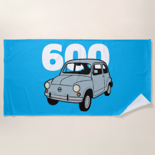 600 blue v2 beach towel