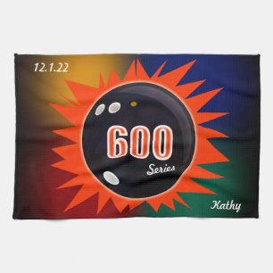 600 Bowling Series avec couleurs, Serviette
