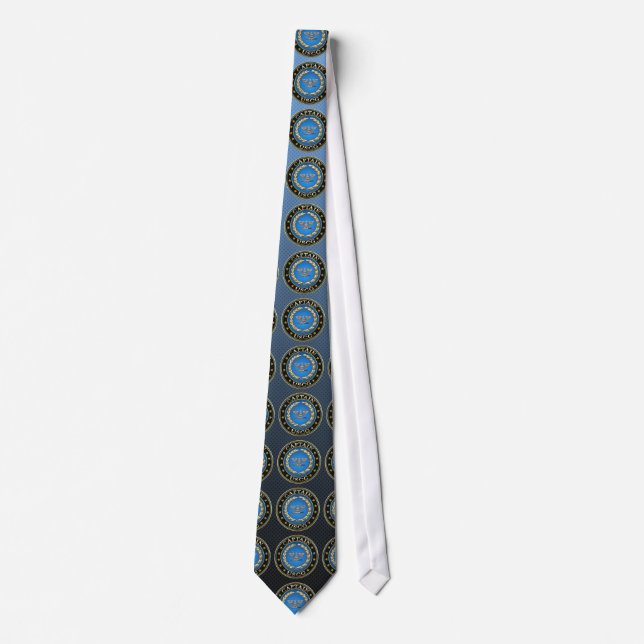 [600] Coast Guard: Captain (CAPT) Tie (Front)
