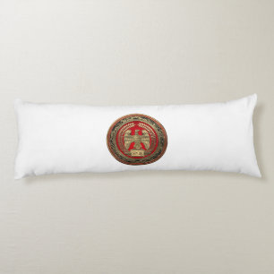 [600] Gold Roman Imperial Eagle Body Pillow