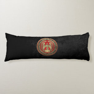 [600] Gold Roman Imperial Eagle Body Pillow