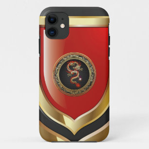 [600] Golden Chinese Dragon Fucanglong iPhone 11 Case