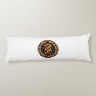 [600] Red and Yellow Dragons Body Pillow
