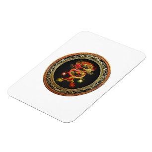 [600] Red and Yellow Dragons Magnet