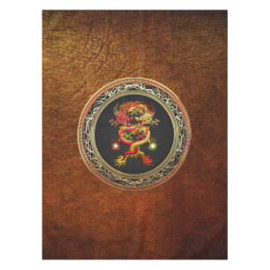 [600] Red and Yellow Dragons Tablecloth