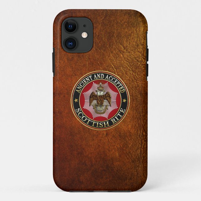 [600] Scottish Rite Double-headed Eagle Case-Mate iPhone Case (Back)