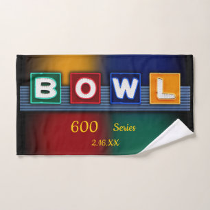 600 Series or series score of your choice, Bowling Hand Towel