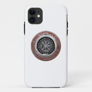 [600] Vegvisir - Viking Silver Magic Runic Compass iPhone 11 Case