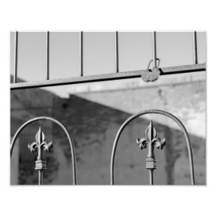 6067-Lock on Fence Photo Print