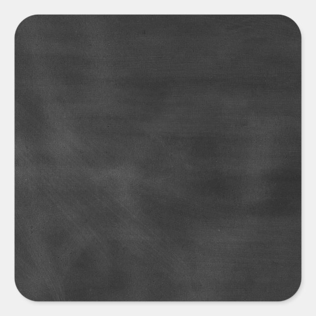 6089 chalkboard BLACK CHALK BOARD TEXTURE GRUNGE T Square Sticker (Front)