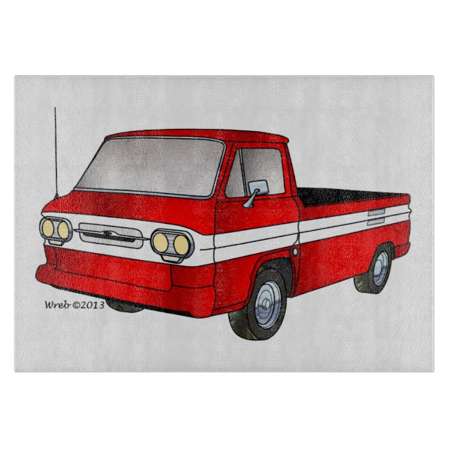 60-61 Corvair Rampside Pickup Cutting Board (Front)