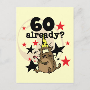 60 Already Birthday Postcard