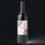 60 and Fabulous Pink Glitter 2 Photo 60th Birthday Wine Label<br><div class="desc">60 and Fabulous Pink Glitter 2 Photo Surprise 60th Birthday Wine Label. Stunning labels with “60 and Fabulous” text and pink glitter. Featuring sparkly faux-glitter brush strokes, and space for two personal photos, this elegant design is perfect for honouring a fabulous woman’s milestone birthday. Fully customizable to include a personal...</div>