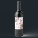 60 and Fabulous Pink Glitter 2 Photo 60th Birthday Wine Label<br><div class="desc">60 and Fabulous Pink Glitter 2 Photo Surprise 60th Birthday Wine Label. Stunning labels with “60 and Fabulous” text and pink glitter. Featuring sparkly faux-glitter brush strokes, and space for two personal photos, this elegant design is perfect for honouring a fabulous woman’s milestone birthday. Fully customizable to include a personal...</div>