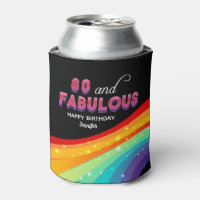 60 and Fabulous Rainbow Sparkle Birthday Party